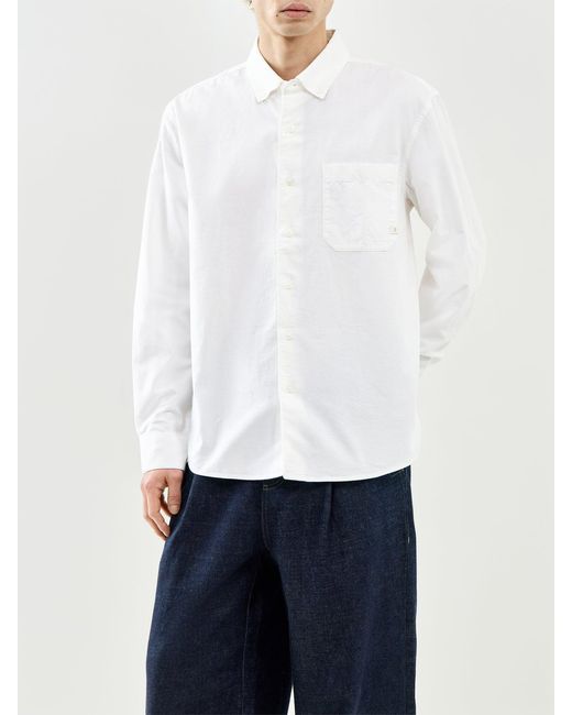 Farah White Button-Down Shirt for men