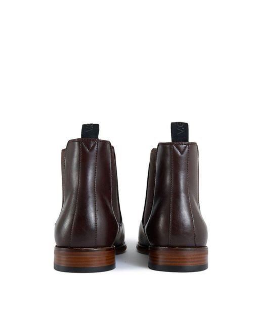 V.Gan Brown Affogato Chelsea Boots for men