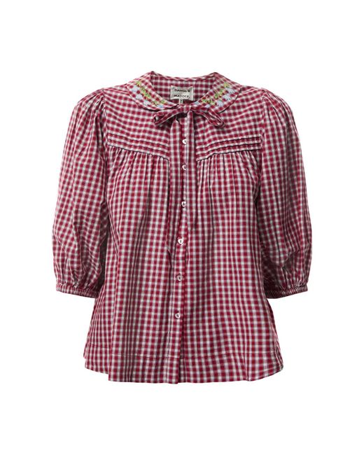 Damson Madder Red Mila Blouse