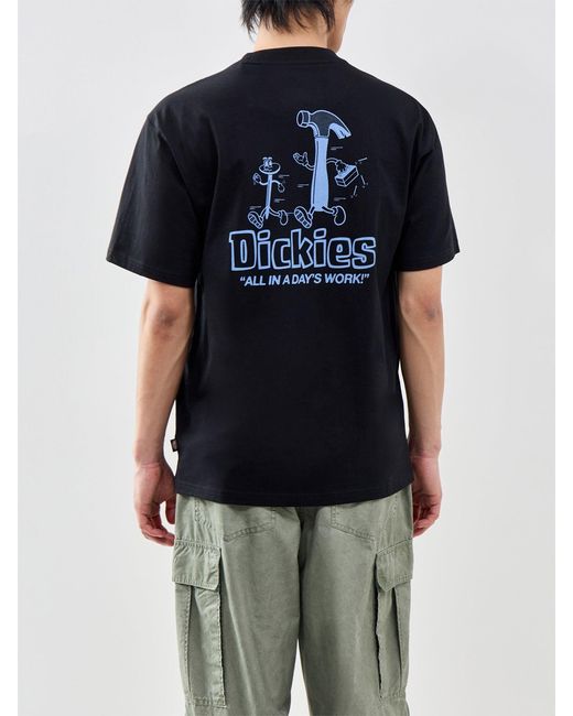 Dickies Blue Fairlawn Ss Tee for men