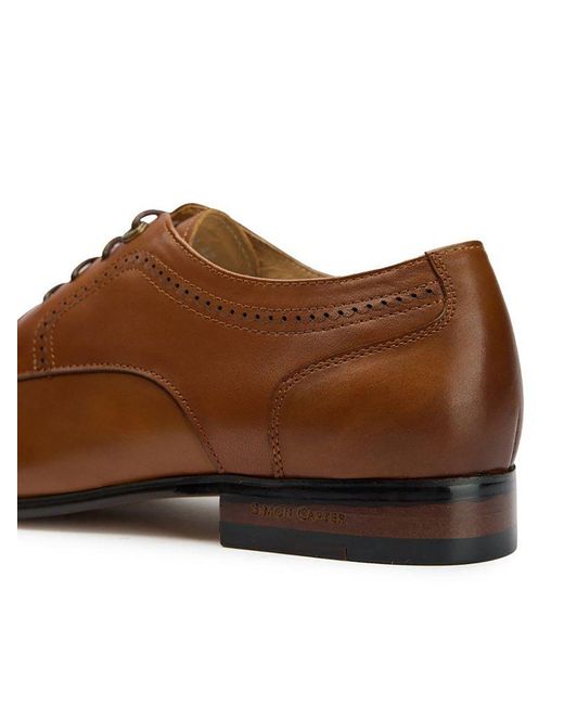 Simon Carter Brown Tosti Derby Shoes for men