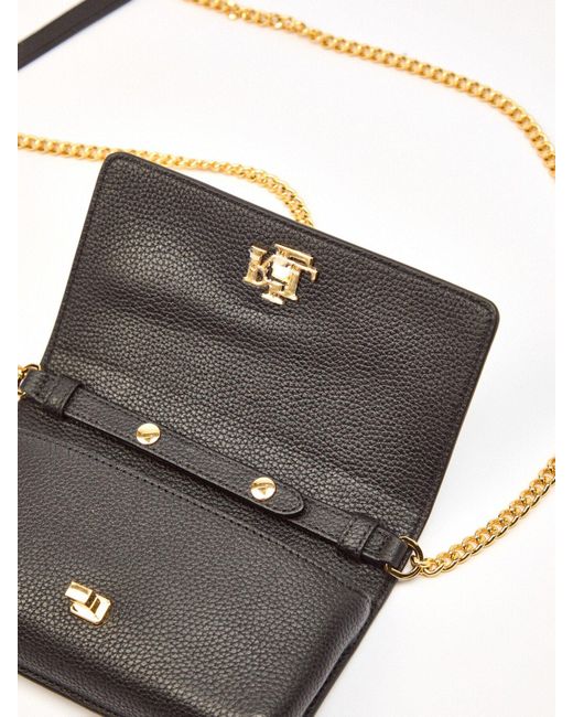 Ralph Lauren Gray Turnlock Phone Bag Tech Case