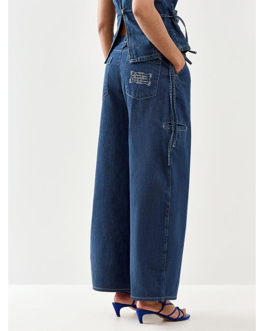 Damson Madder Blue Augusta Straight Leg Jeans