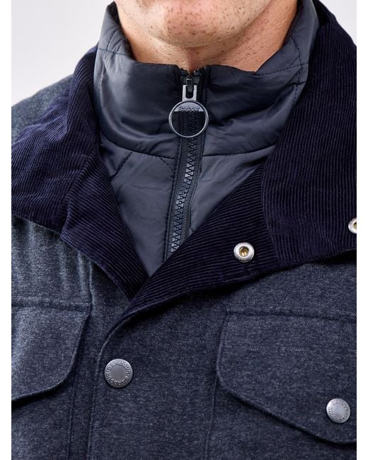 Barbour Blue Modern Ogston Waterproof Field Jacket for men