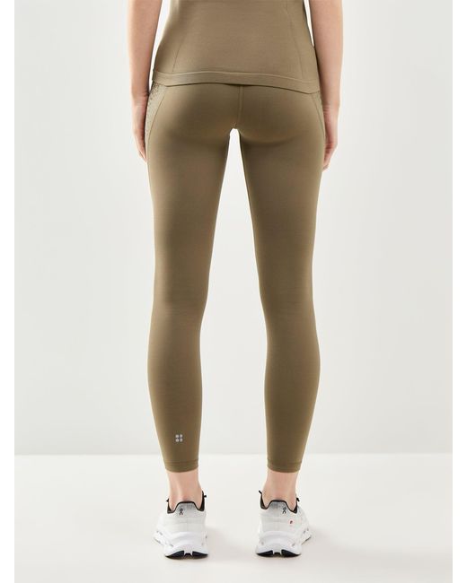 Sweaty Betty Natural Ultimate Studio 7/8 Grippy Leggings Khaki