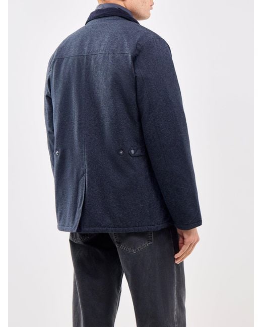 Barbour Blue Modern Ogston Waterproof Field Jacket for men