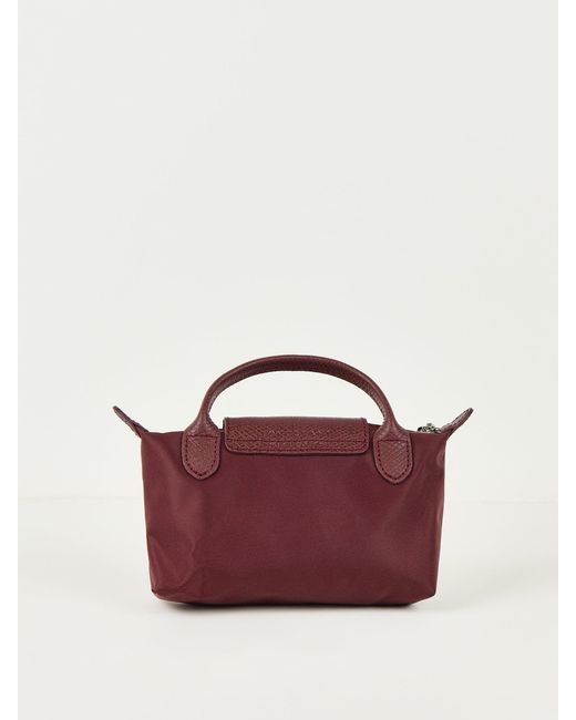 Longchamp Purple Le Pliage One Pouch Bag