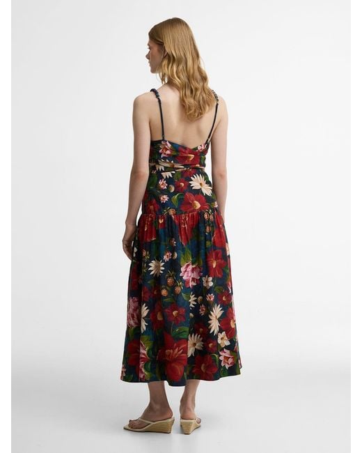 Barbour Red X Farm Rio Wild Flower Dress