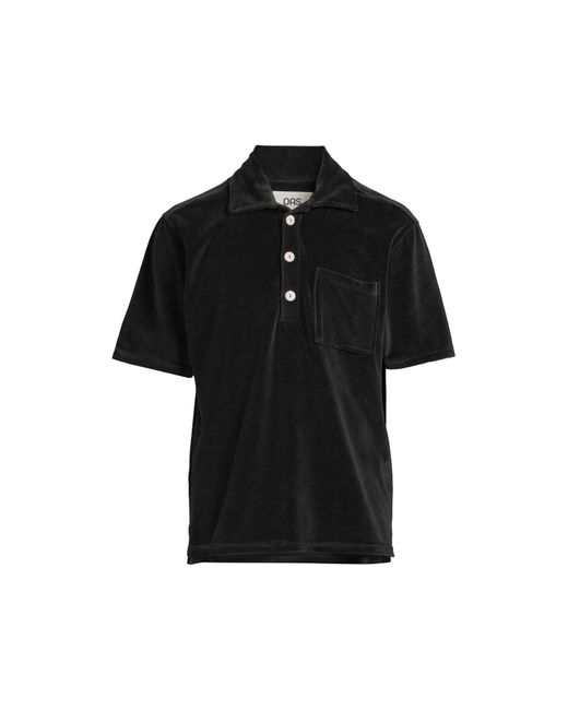 Oas Black Men's Nearly Girona Velour Shirt for men