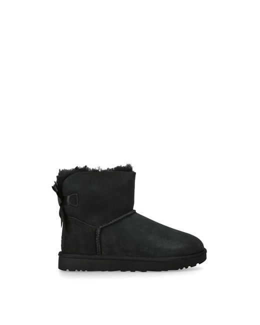 Ugg Black Mini Bailey Bow Ii Boots