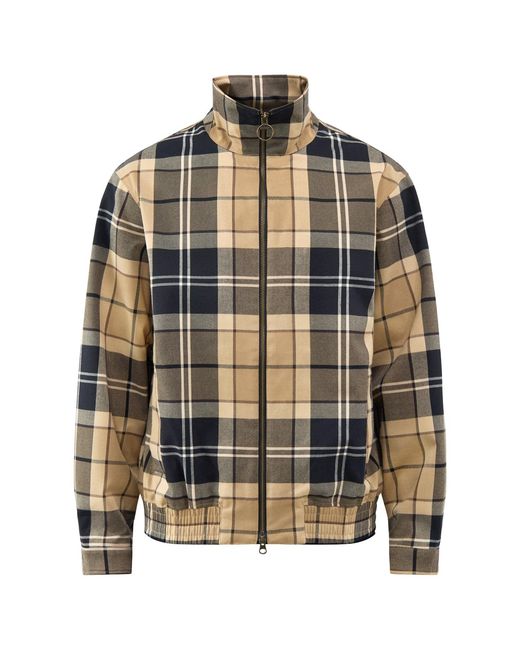 Barbour Multicolor Tartan Showerproof Harrington Jacket for men