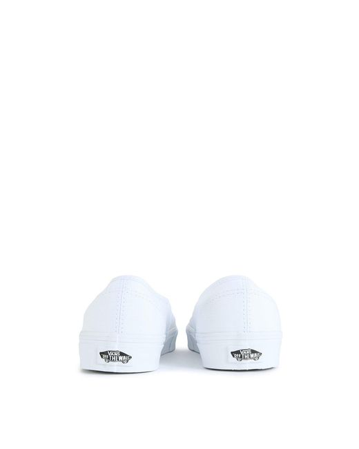 Vans White Authentic Canvas Trainers for men