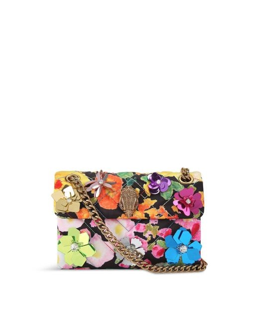 Kurt Geiger White Mini Kensington Flowers Bag