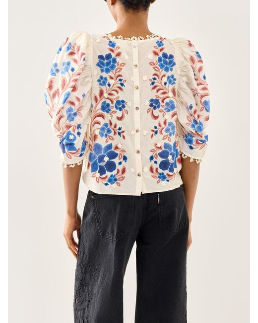 Farm Rio White Blouse