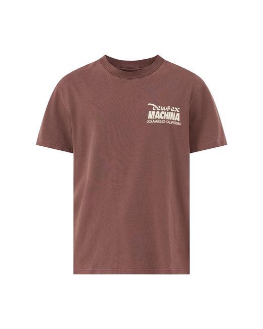 DEUS Brown Recycled Primo T-Shirt for men