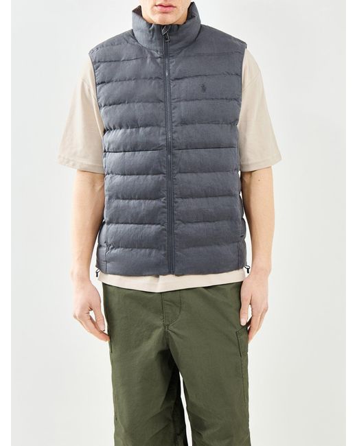 Polo Ralph Lauren Gray Light Puffer Gilet for men
