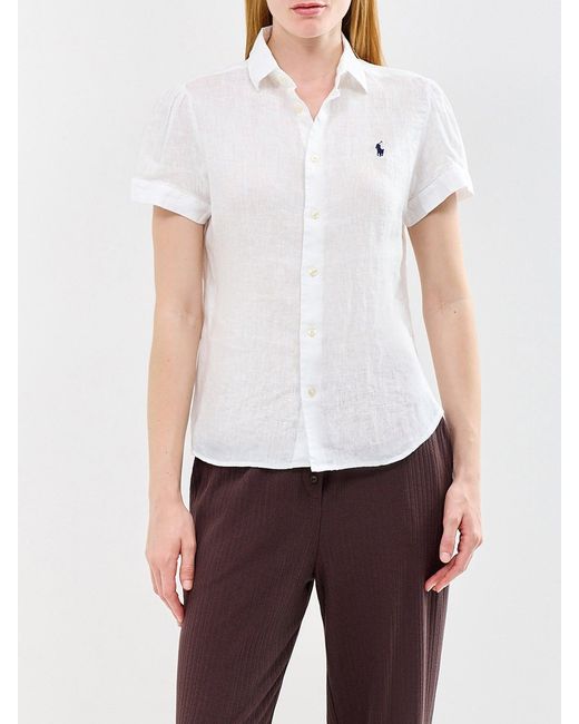 Polo Ralph Lauren White Short Sleeve Shirt
