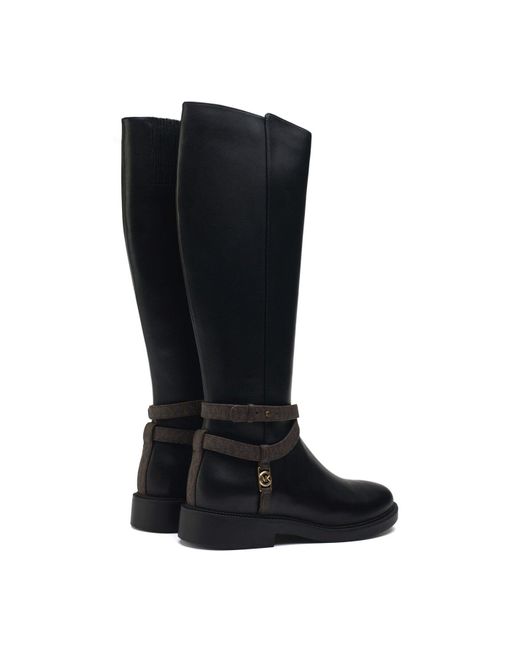 Michael Kors Black Abigail Knee High Boots
