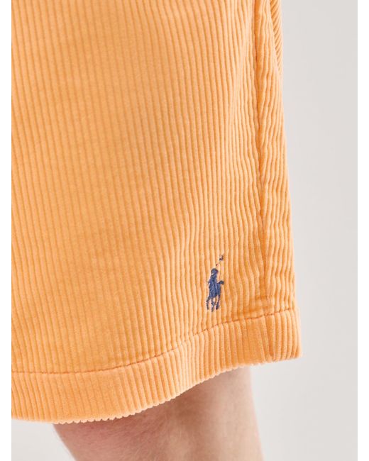 Polo Ralph Lauren Orange Corduroy Shorts for men