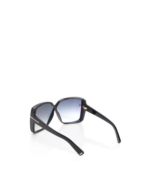 Tom Ford Blue Women's Yvone Injected Acetate Sunglasses