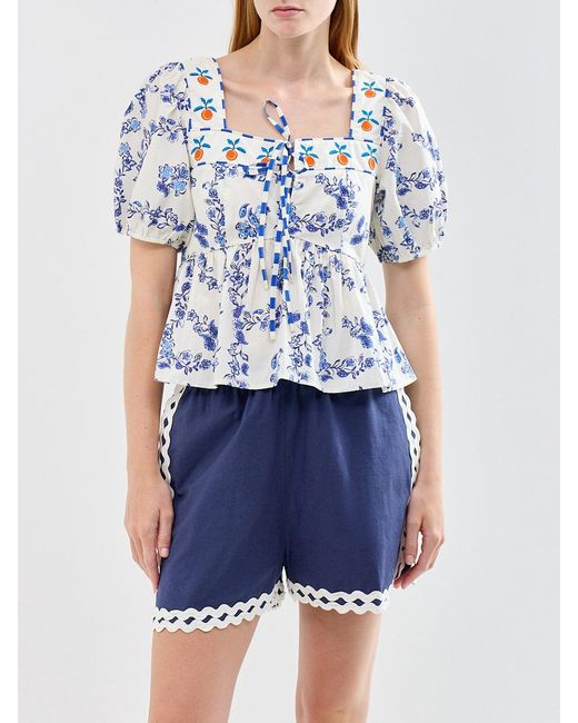 Rails Blue Presley Top