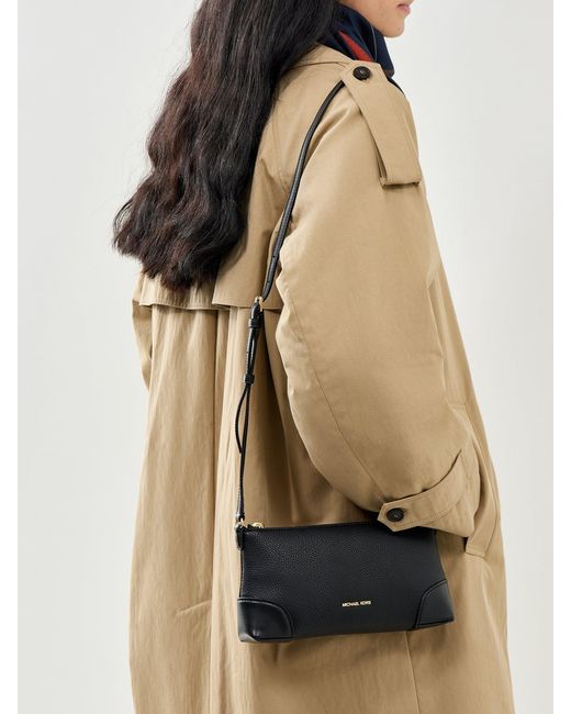 Michael Kors Natural Murphy Small Zip Crossbody Bag