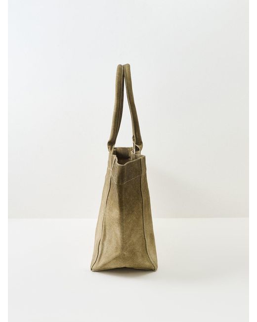 Isabel Marant Natural Yenky Zipped Tote Bag