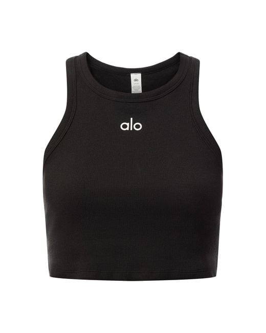 Alo Yoga Black Women's Aspire Tank