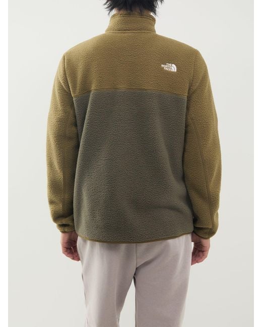 The North Face Green Yumiori Quarter-Zip Fleece for men