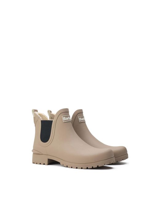 Barbour White Kirkton Boots