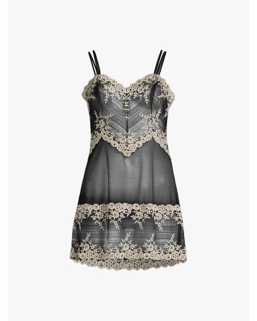 Wacoal White Embrace Lace Chemise