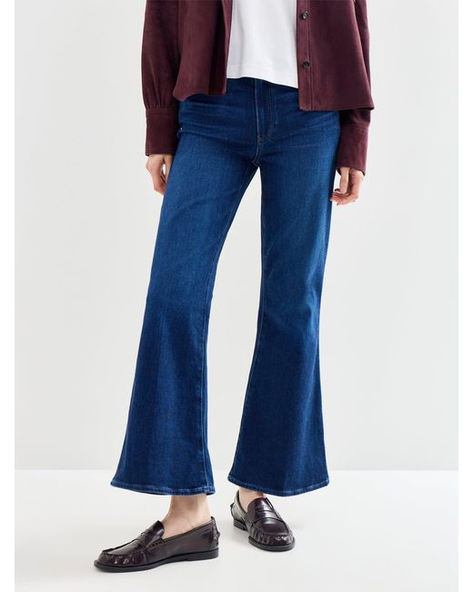 PAIGE Blue Marlow Skimmer Flare Jeans