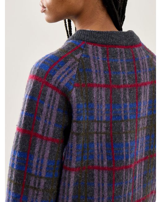 Damson Madder Blue Minah Cardigan