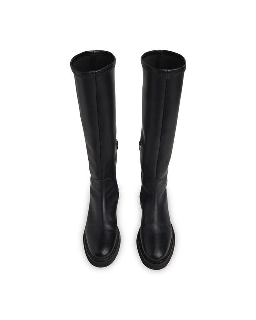 Whistles Black Women's Quin Stretch Knee High Boot