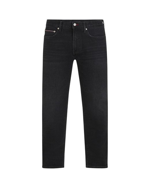 Tommy Hilfiger Black Th Flex Bleecker Slim Jeans for men
