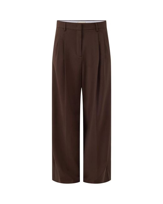 Weekend by Maxmara Brown Adelfi Wide Leg Trousers