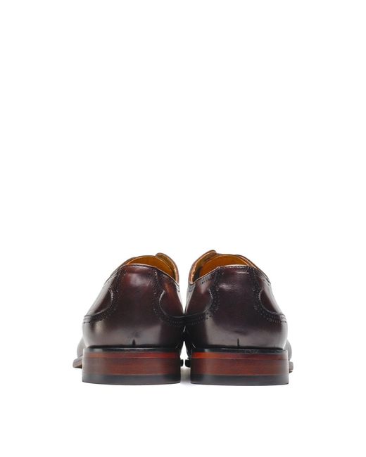 Simon Carter White Warren Derby Shoes for men