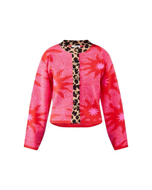 Never Fully Dressed Red Soleil Cardigan