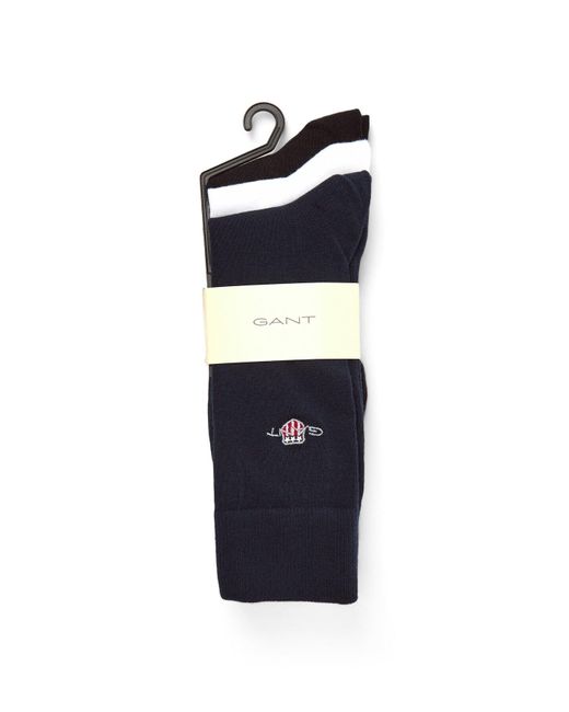 Gant White Men's Shield Socks 3-pack for men