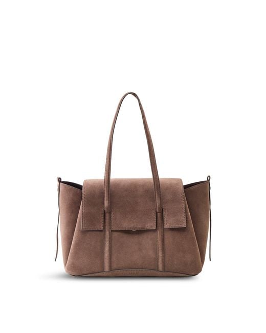 Radley Brown Chancery Suede Medium Flapover Shoulder Bag