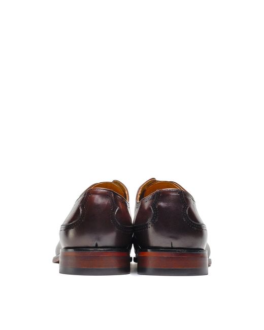 Simon Carter White Warren Derby Shoes for men
