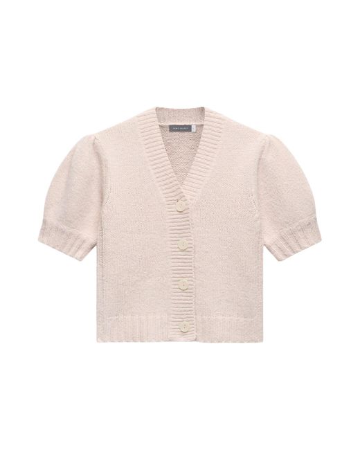 Mint Velvet Pink Women's Wool Blend Knit Cardigan