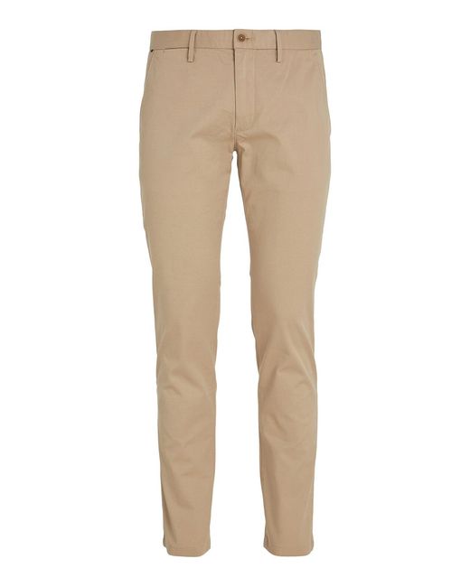 Tommy Hilfiger Natural 1985 Bleecker Chinos Khaki for men