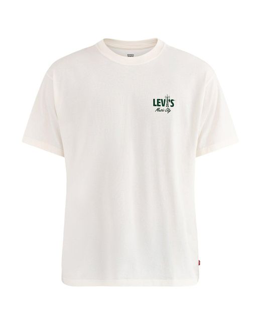 Levi's White Vintage Fit Graphic T-Shirt Cream for men