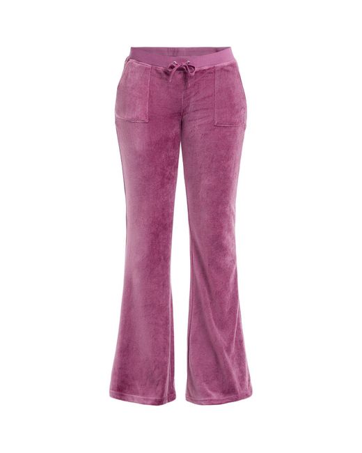 Juicy Couture Purple Women's Caisa Ultra Low Rise Pants