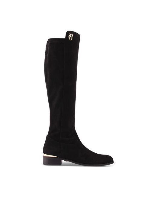 Holland Cooper Black Women's Albany Knee Boots
