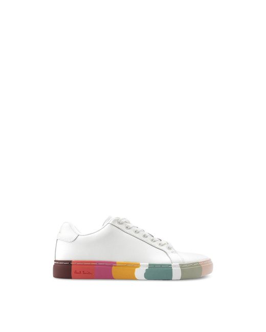 Paul Smith White Lapin Swirl Trainers