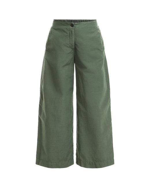 Oska Green Women's Trousers Pliees 437