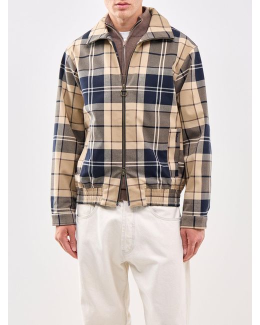 Barbour Multicolor Tartan Showerproof Harrington Jacket for men