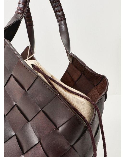 Dragon Diffusion Black Castello Shoulder Tote Bag